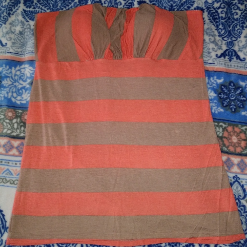 Strapless shirt